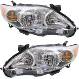For Toyota Corolla Headlight 2011 2012 2013 Chrome Base / LE Model (CLX-M0-20-9196-00-CL360A55-PARENT1)