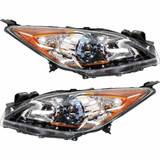 For Mazda 3 Headlight 2012-2013 Halogen Type 6 Speed Transmission (CLX-M0-20-9086-90-CL360A55-PARENT1)