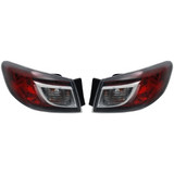 For Mazda 3 Sedan Outer Tail Light 2010 11 12 2013 Halogen (CLX-M0-11-6340-00-CL360A55-PARENT1)