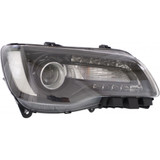 For Chrysler 300 Headlight 2015 2016 2017 Halogen w/ LED Daytime Running Light Black Bezel (CLX-M0-20-9300-90-CL360A55-PARENT1)