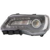 For Chrysler 300 Headlight 2015 2016 2017 Halogen w/ LED Daytime Running Light Black Bezel (CLX-M0-20-9300-90-CL360A55-PARENT1)