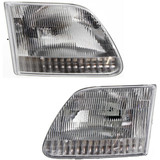 Karparts360 Replacement For Fo-rd Ex-pedition Headlight 1997-2002 (CLX-M0-20-3520-80-CL360A56-PARENT1)
