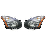 For Nissan Rogue Select Headlight 2014 2015 Black Halogen (CLX-M0-20-12528-80-CL360A55-PARENT1)
