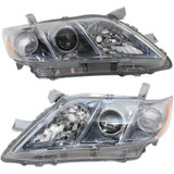 CarLights360: For 2007 2008 2009 Toyota Camry Headlight Assembly DOT Certified w/ Bulbs (Vehicle Trim: Hybrid; USA BUILT) (CLX-M0-20-6758-80-1-CL360A1-PARENT1)