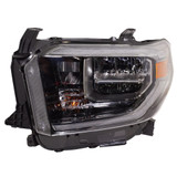 For Toyota Tundra Headlight 2018 w/ Smoked Chrome LED (CLX-M0-20-16218-90-CL360A55-PARENT1)