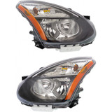 For Nissan Rogue Select Headlight 2014 2015 Black Halogen CAPA Certified (CLX-M0-20-12528-80-9-CL360A55-PARENT1)