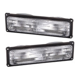 For 1994-2000 GMC C3500 Turn Signal/Parking Light Pair Driver & Passenger Side CAPA Certified For GM2520128 | 5976837 (PLX-M0-12-1540-01-9-CL360A8)