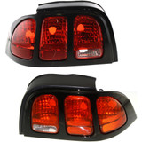 For 1996-1998 Ford Mustang Rear Tail Light Assembly Unit (CLX-M0-FR268-U000L-PARENT1)