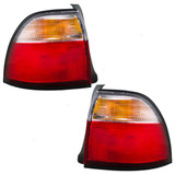For 1996 1997 Honda Accord Rear Tail Light Assembly Unit 2dr Coupe/4dr Sedan Body Mounted (CLX-M0-HD144-U000L-PARENT1)