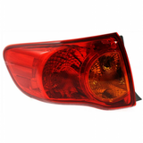 For Toyota Corolla 2009-2010 Tail Light Assembly On Body DOT Certified (CLX-M1-311-1992L-AF-PARENT1)