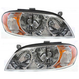 For Kia Spectra Sedan 2002 2003 2004 Headlight Assembly CAPA Certified (CLX-M1-322-1110L-AC-PARENT1)