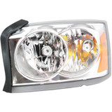 For 2005 Dodge Truck Dakota Chrome Headlight CAPA Certified (CLX-M1-333-1112L-AC1-PARENT1)