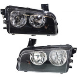 For 2008 2009 2010 Dodge Charger Headlight CAPA Certified (CLX-M1-333-1116L-ACN2-PARENT1)