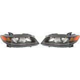 For Honda Accord Coupe 2013 2014 2015 Headlight Assembly 4 Cylinder Halogen w/o LED CAPA Certified (CLX-M1-316-1169L-AC2-PARENT1)