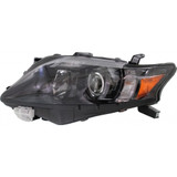 For 2012 Lexus RX350 Headlight Halogen; Type 2; For Canada Built; Black Bezel (CLX-M0-TY1207-B101L-PARENT1)
