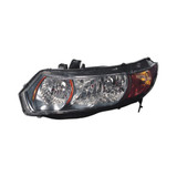 For Honda Civic Coupe 2006 07 08 2009 Headlight Assembly Unit Manual Transmission 6 Speed SI Model DOT Certified (CLX-M1-316-1148L-UF2Y-PARENT1)
