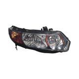 For Honda Civic Coupe 2006 07 08 2009 Headlight Assembly Unit Manual Transmission 6 Speed SI Model DOT Certified (CLX-M1-316-1148L-UF2Y-PARENT1)