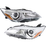 For Toyota Camry 2015 Headlight Assembly Halogen LE/XLE Model Chrome (CLX-M1-311-11F4L-AS1-PARENT1)