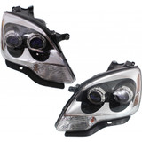 For 2007-2008 GMC Acadia Headlight Halogen; 1st Design; Blue Lens (CLX-M0-GM475-B001L-PARENT1)