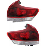 For 2013-2016 Toyota Venza Tail Light CAPA Certified Bulbs Included Smoke Lens (CLX-M0-11-6486-90-9-PARENT1)