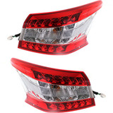 For 2013-2015 Nissan Sentra Tail Light DOT Certified Bulbs Included (CLX-M0-11-6550-00-1-PARENT1)