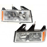 For 2005-2008 Chevy Colorado Headlight w/Chrome bezel; Extreme (CLX-M0-GM325-B101L-PARENT1)