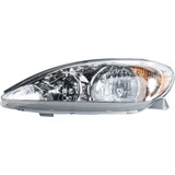 For Toyota Camry 2002-2004 Headlight Assembly LEXLE Model Chrome CAPA Certified (CLX-M1-311-1156L-AC1-PARENT1)