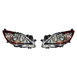 For Mazda 3 Sedan/Hatchback 2010-2011/Manual Transmission 2010-2013 Headlight Assembly Unit Halogen DOT Certified (CLX-M1-315-1140L-UF2-PARENT1)