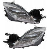 For Mazda 6 2009-2010 Headlight Assembly Unit Halogen Type DOT Certified (CLX-M1-315-1138L-UF7-PARENT1)
