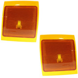 For Chevy C/K 2010 Truck 1994-2002/Suburban 1994-1999/Blazer 1994/Tahoe 1995-1999 Side Marker Light Assembly Unit Lower (CLX-M1-331-1526L-US-PARENT1)