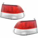 For 1999 2000 Honda Civic Rear Tail Light Assembly Unit 2dr Coupe Body Mounted (CLX-M0-HD176-U100L-PARENT1)
