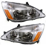 For 2003-2007 Honda Accord Headlight Hybrid Combination Lamp (CLX-M0-HD393-B001L-PARENT1)