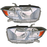 For 2008-2010 Toyota Highlander Headlight Assembly Unit HYBRID (CLX-M0-TY1012-A201L-PARENT1)