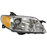 For 2001-2003 Mazda Protege Headlight 4dr For Sedan; w/Aluminum Bezel (CLX-M0-MZ213-B001L-PARENT1)
