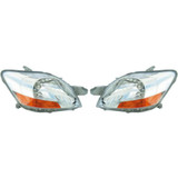 For 2007-2011 Toyota Yaris Headlight Assembly Unit Sedan (CLX-M0-TY892-A001L-PARENT1)
