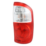 For 2000-2006 Toyota Tundra Rear Tail Light DOUBLE Cab; Std Bed; Clear/Red Lens (CLX-M0-TY762-B000L-PARENT1)