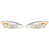 For 2002-2004 Toyota Camry Headlight LE|XLE; Chrome (CLX-M0-TY694-B001L-PARENT1)