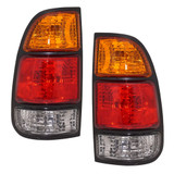 For 2000-2006 Toyota Tundra Rear Tail Light Regular Cab|Access Cab; Std Bed; Amber/Red/Clear Lens (CLX-M0-TY689-B000L-PARENT1)