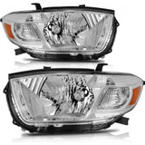 For 2008-2010 Toyota Highlander Headlight CAPA Certified Lens and Housing Only ;base/limited model (CLX-M0-20-6898-01-9-PARENT1)