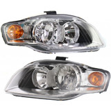 For 2005-2008 Audi A4 Headlight DOT Certified Bulbs Included ;w/Halogen (CLX-M0-20-6936-00-1-PARENT1)