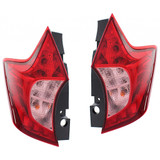 For 2014-2017 Nissan Versa Note Tail Light DOT Certified Bulbs Included (CLX-M0-11-6630-00-1-PARENT1)