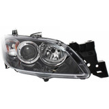For 2004-2009 Mazda 3 Headlight CAPA Certified Lens and Housing Only Sedan; Halogen (CLX-M0-20-6662-01-9-PARENT1)