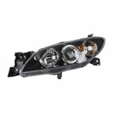 For 2004-2009 Mazda 3 Headlight CAPA Certified Lens and Housing Only Sedan; Halogen (CLX-M0-20-6662-01-9-PARENT1)