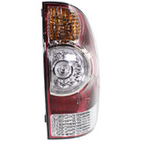 For 2009-2015 Toyota Tacoma Tail Light DOT Certified Bulbs LED Type w/ Wiring Harness Clear Center Lens (CLX-M0-11-6306-00-1-PARENT1)