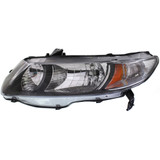 For 2010-2011 Honda Civic Headlight Lens and Housing Only Coupe; 5 Speed Manual/Auto Trans; w/Clear Signal Lens (CLX-M0-20-6736-91-PARENT1)