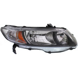 For 2010-2011 Honda Civic Headlight DOT Certified Lens and Housing Only Coupe; 5 Speed Manual/Auto Trans; w/Clear Signal Lens (CLX-M0-20-6736-91-1-PARENT1)