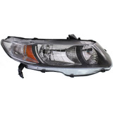 For 2010-2011 Honda Civic Headlight DOT Certified Lens and Housing Only Coupe; 5 Speed Manual/Auto Trans; w/Clear Signal Lens (CLX-M0-20-6736-91-1-PARENT1)