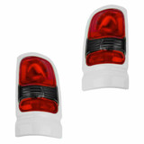 For Dodge Ram Pickup 1994-2001 Tail Light Assembly Unit White (CLX-M1-332-1909L-US5-PARENT1)