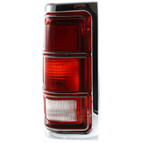 For Dodge Ram/Charger/Trail Duster/Pickup 1981-2012/1/87 Tail Light Assembly Unit Chrome Chrome Border (CLX-M1-332-1923L-US13-PARENT1)