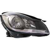 For Mercedes-Benz C-Class Coupe 2012-2015 Headlight Assembly Halogen Black w/o CL DOT Certified (CLX-M1-339-1135L-AF2-PARENT1)